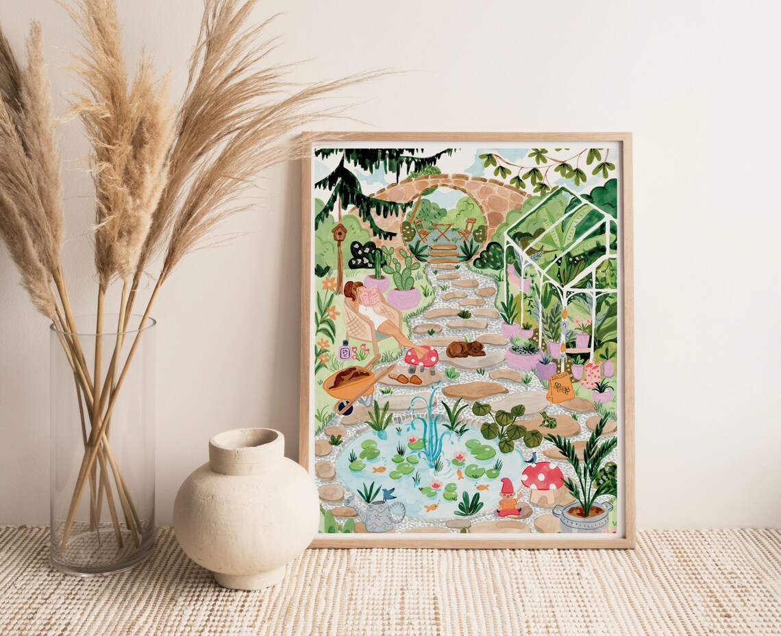 Secret Garden Botanical Art Print, Sabina Fenn - Image 2