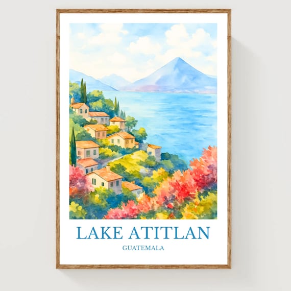 Lake Atitln Poster