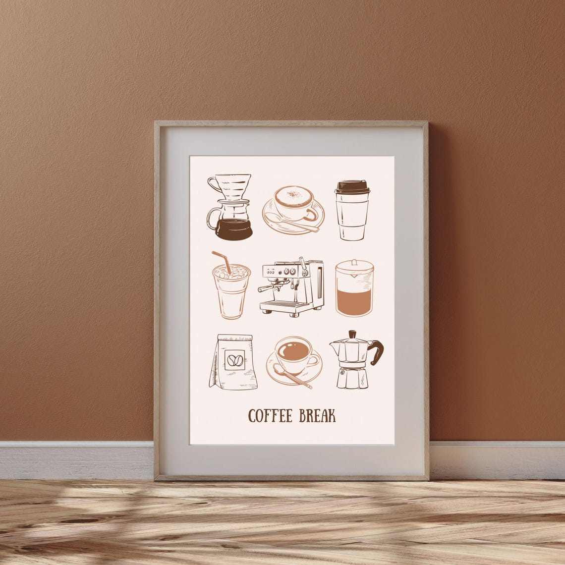 Coffee Break Wall Art Coffee Break Poster Office Decor Coffee Print Coffee Poster Coffee Shop Wall Art