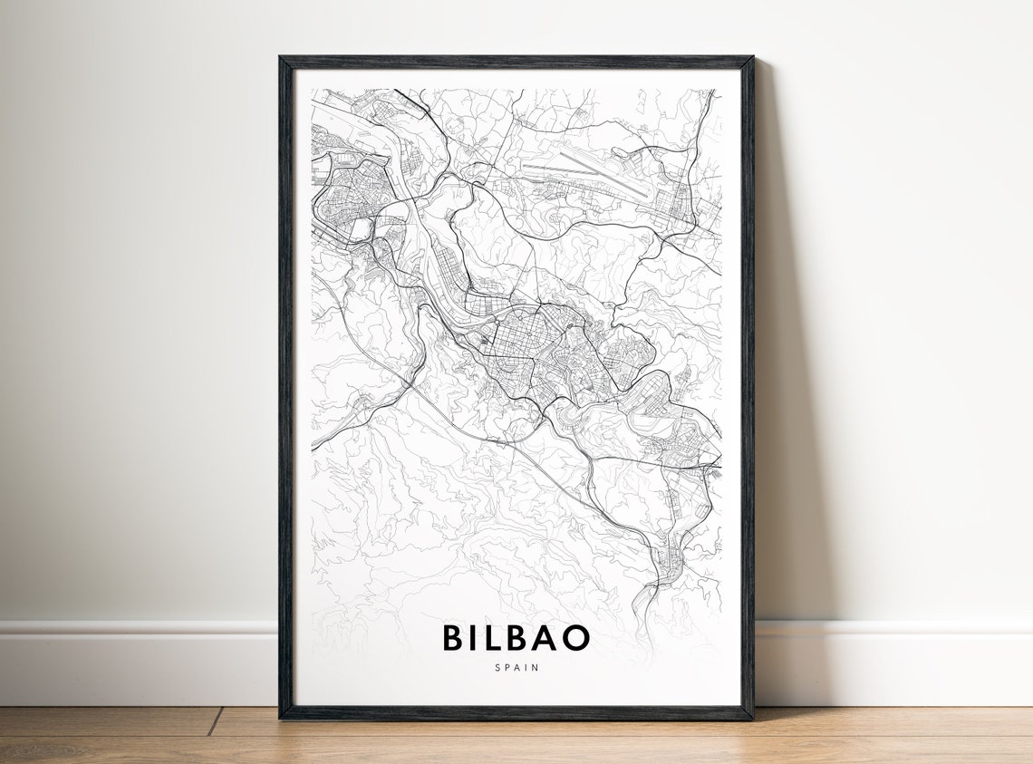 Bilbao Spain Map Print, Travel Poster - Image 5