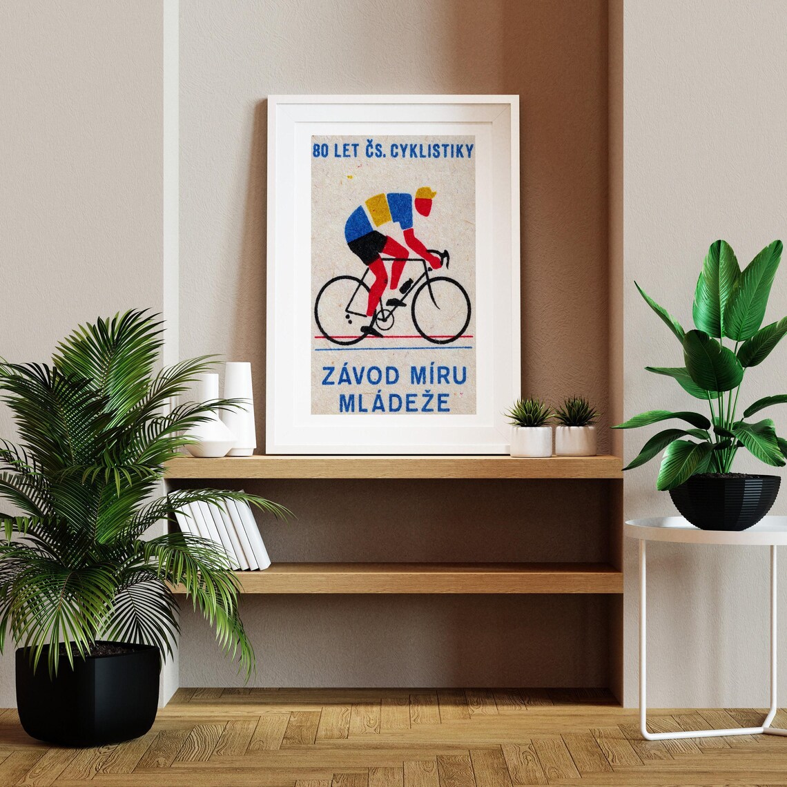 Zavod Miru Youth Cycling Race Czech 80 Years Matchbox Sports Poster - Image 2