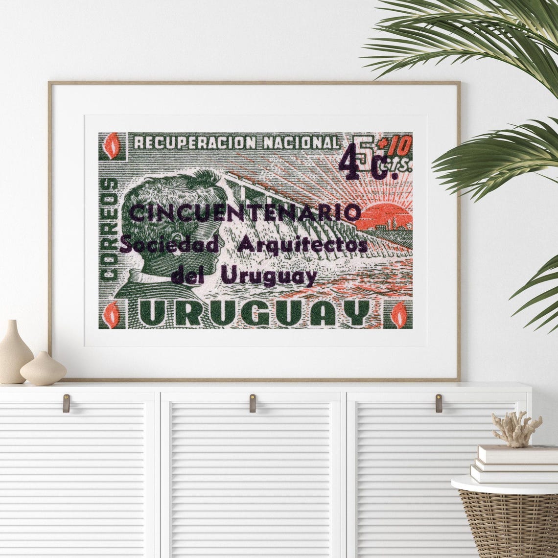 Uruguay Hydroelectric Dam Cincuetenario Arquitectos Vintage Poster - Image 2