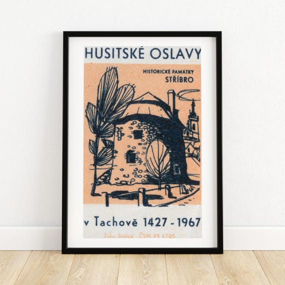 Old Farmhouse Matchbox Print Aesthetic Wall Art Vintage Art Matchbox Wall Poster Vintage Poster Print
