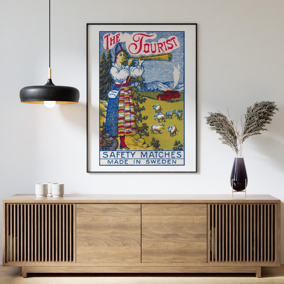 Traditional Swedish Woman Vintage Poster Print - Image 4