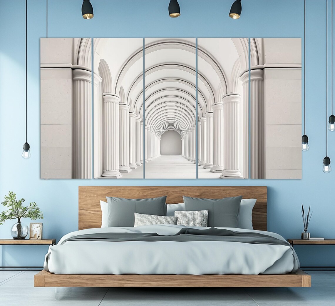 Minimalist Archway Poster, Architect Studio Decor - Image 2