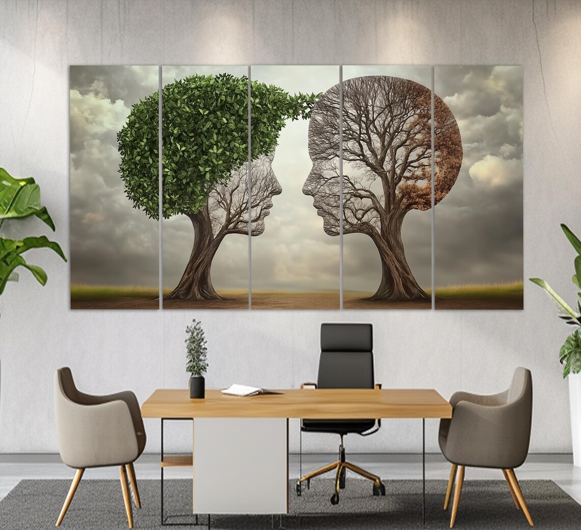 Abstract Psychology Art Print, Office Wall Decor - Image 5