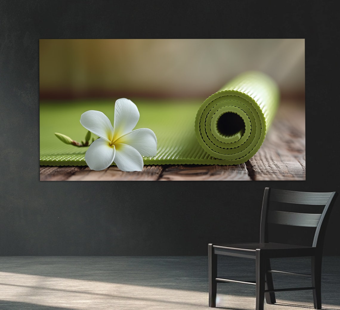 Minimalist Yoga Poses Line Art Zen Studio Meditation Wall Art Poster