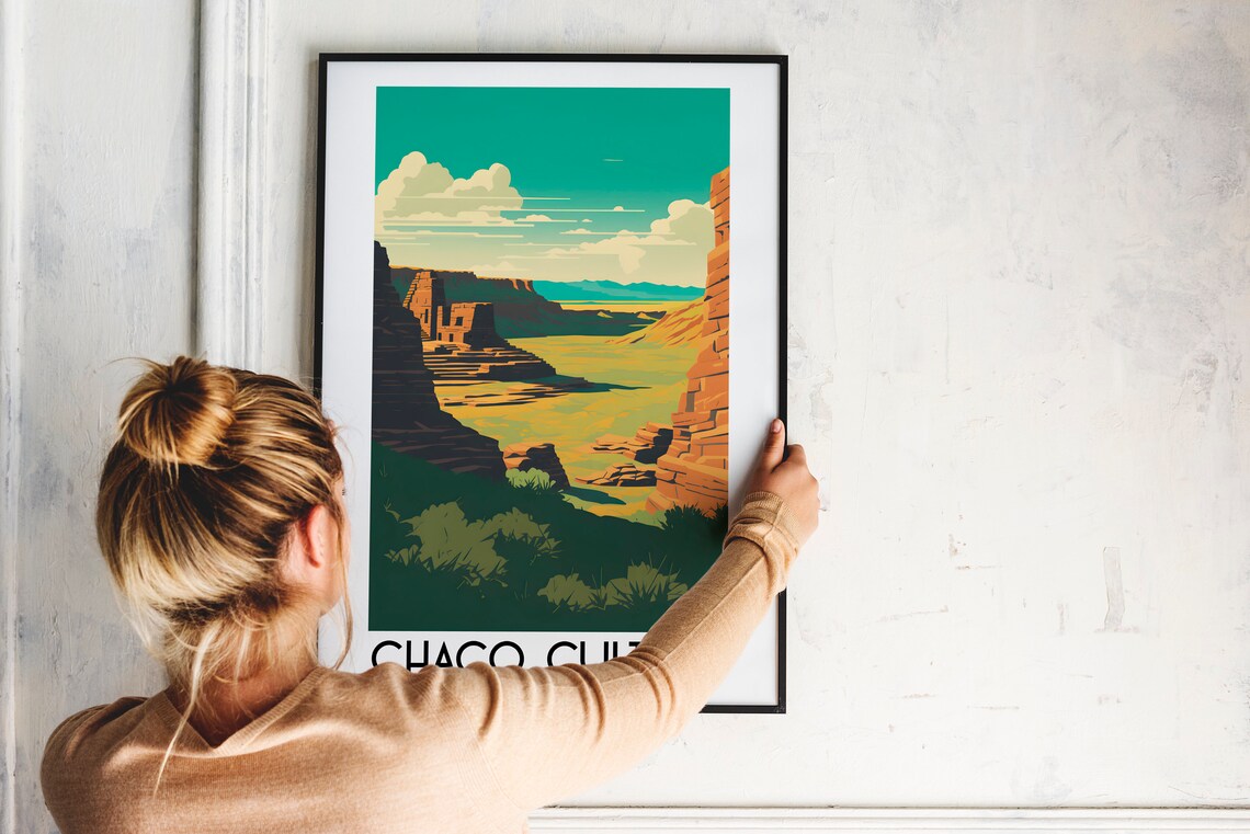 Chaco Culture National Historical Park Travel Poster - Image 2