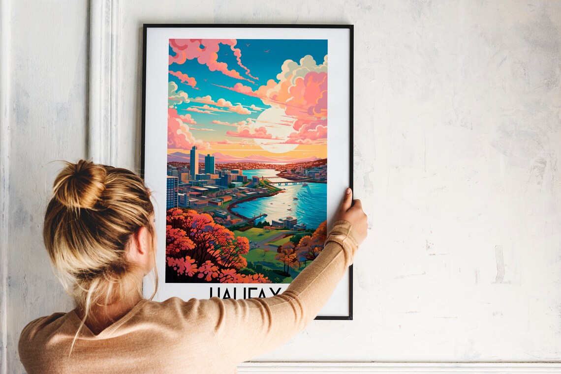 Halifax Travel Poster, Nova Scotia Home Decor - Image 2