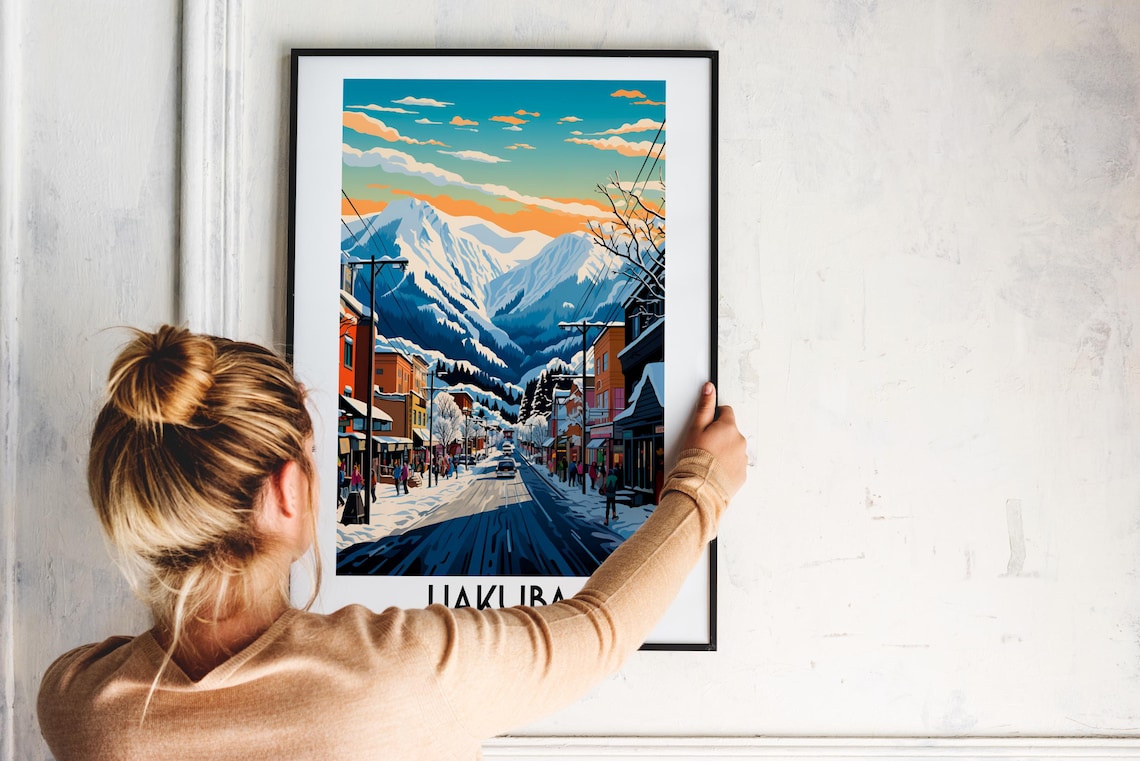 Hakuba Travel Poster, Japan Asia Home Decor - Image 2