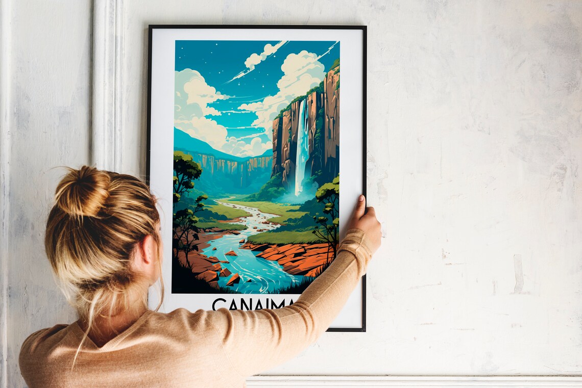 Canaima National Park Travel Poster, Venezuela - Image 2
