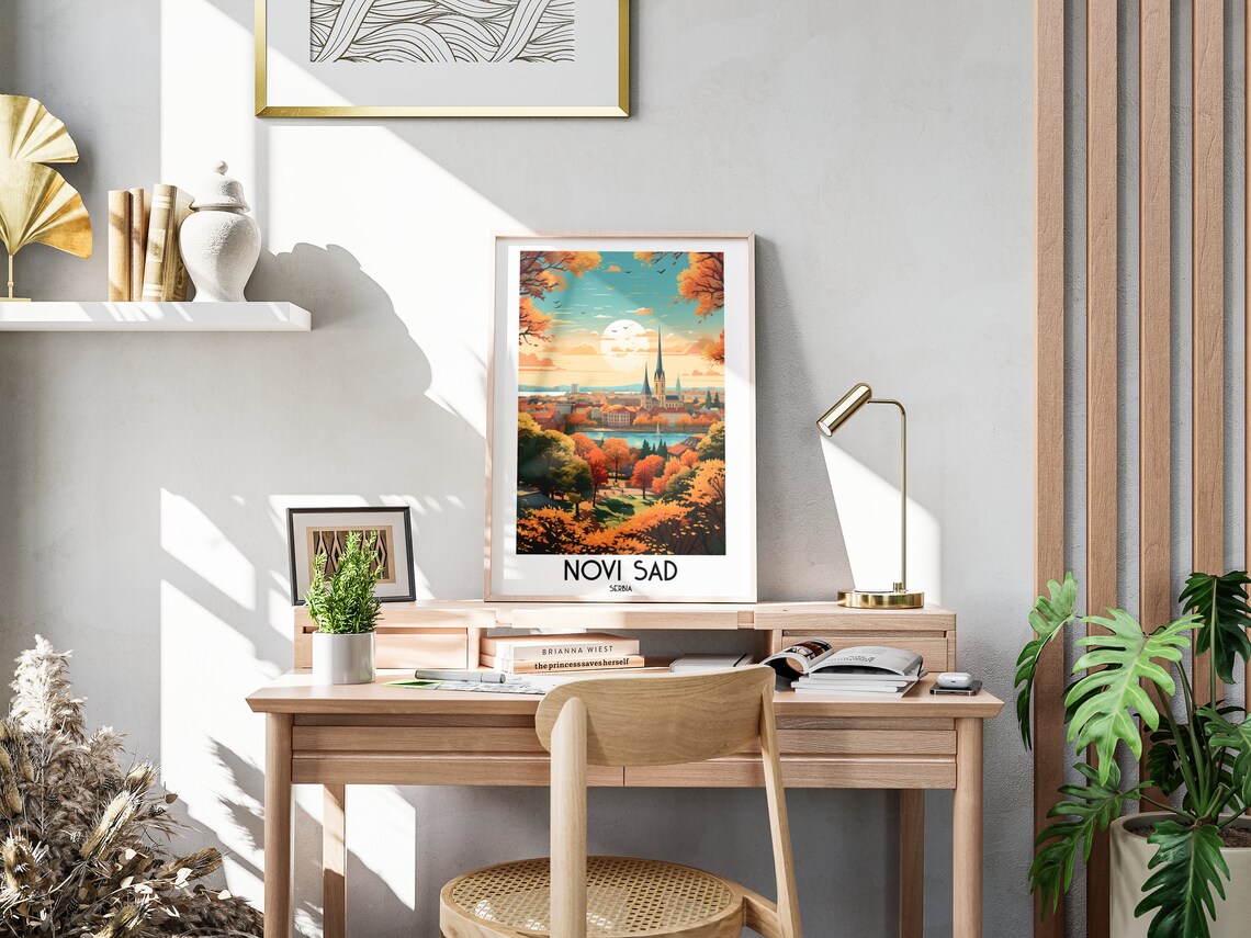 Novi Sad Travel Poster, Serbian Place Print - Image 3