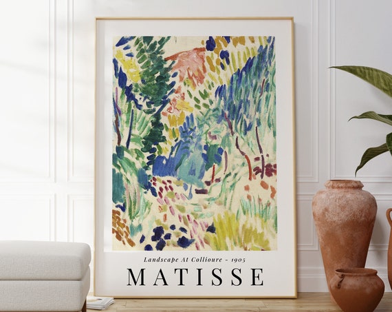 Matisse Landscape at Collioure, Modern Art Print
