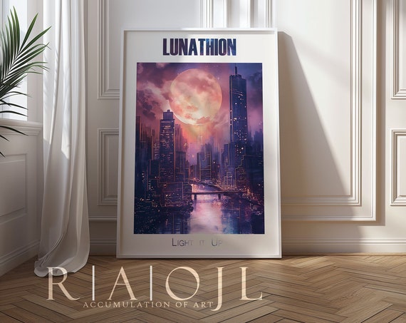 Crescent City Print Book Citation Light It Up Bookworm Merch Throne Of Glass Acotar Multiple Sizes