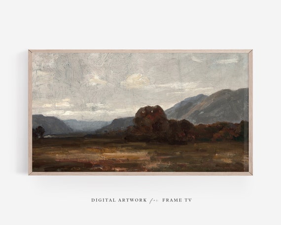 Autumn Painting For Frame Tv Art Instant Fall Frame Tv Landscape Frame Tv Painting Moody Frame Tv