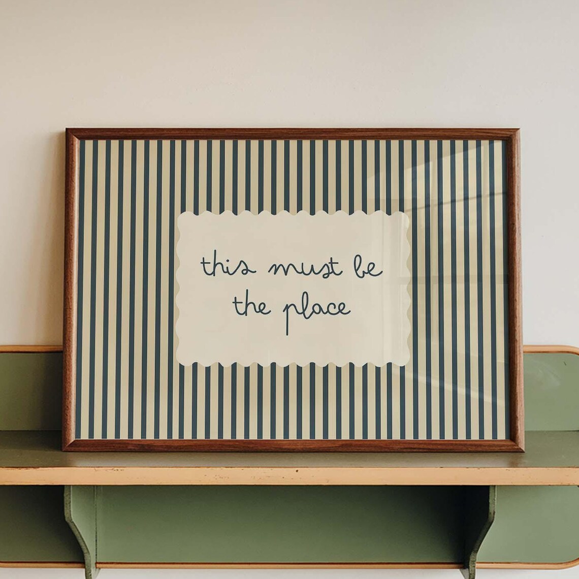 This Must Be The Place Minimalist Entryway Art Print