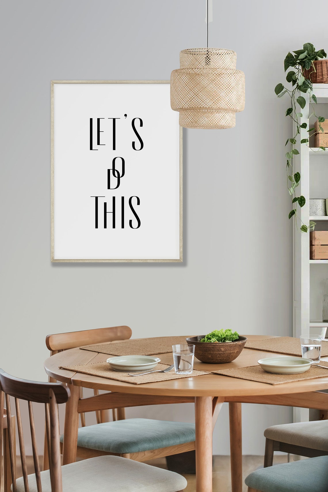 Lets Do This Minimalist Black Serif Typography Motivation Poster - Image 3