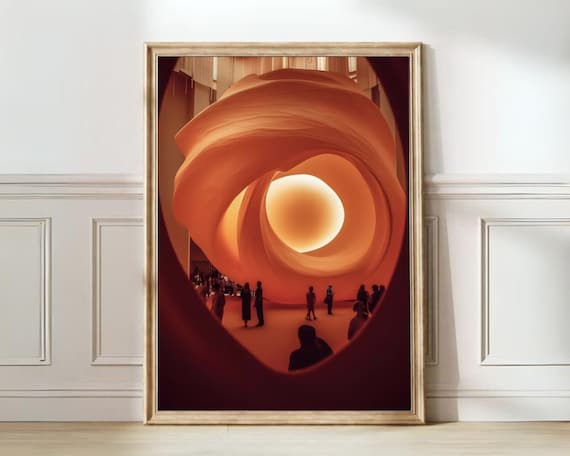Sun Print Energy Aura, Autumn Poster
