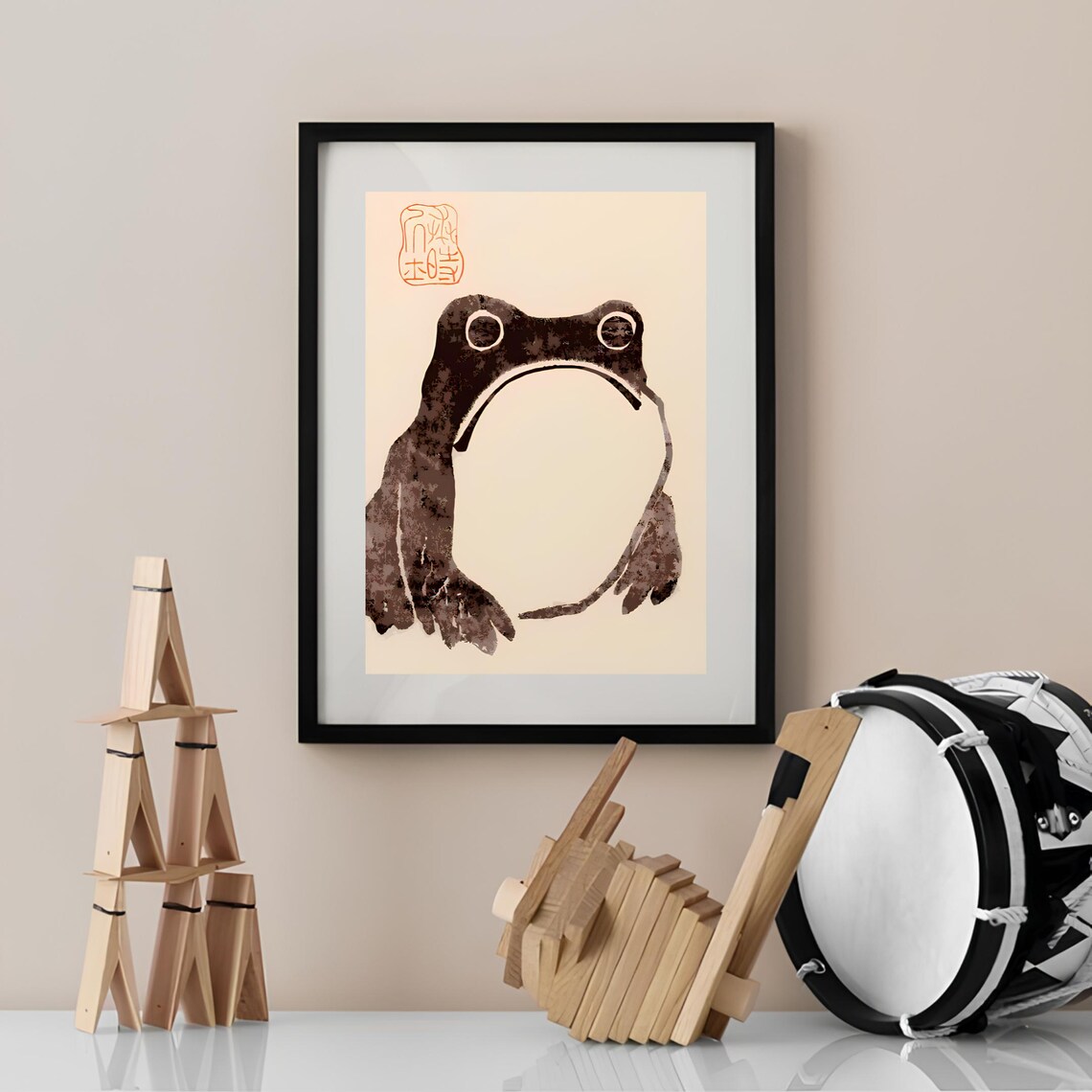 Matsumoto Hoji Frog, Japanese Vintage Animal Art Print - Image 3