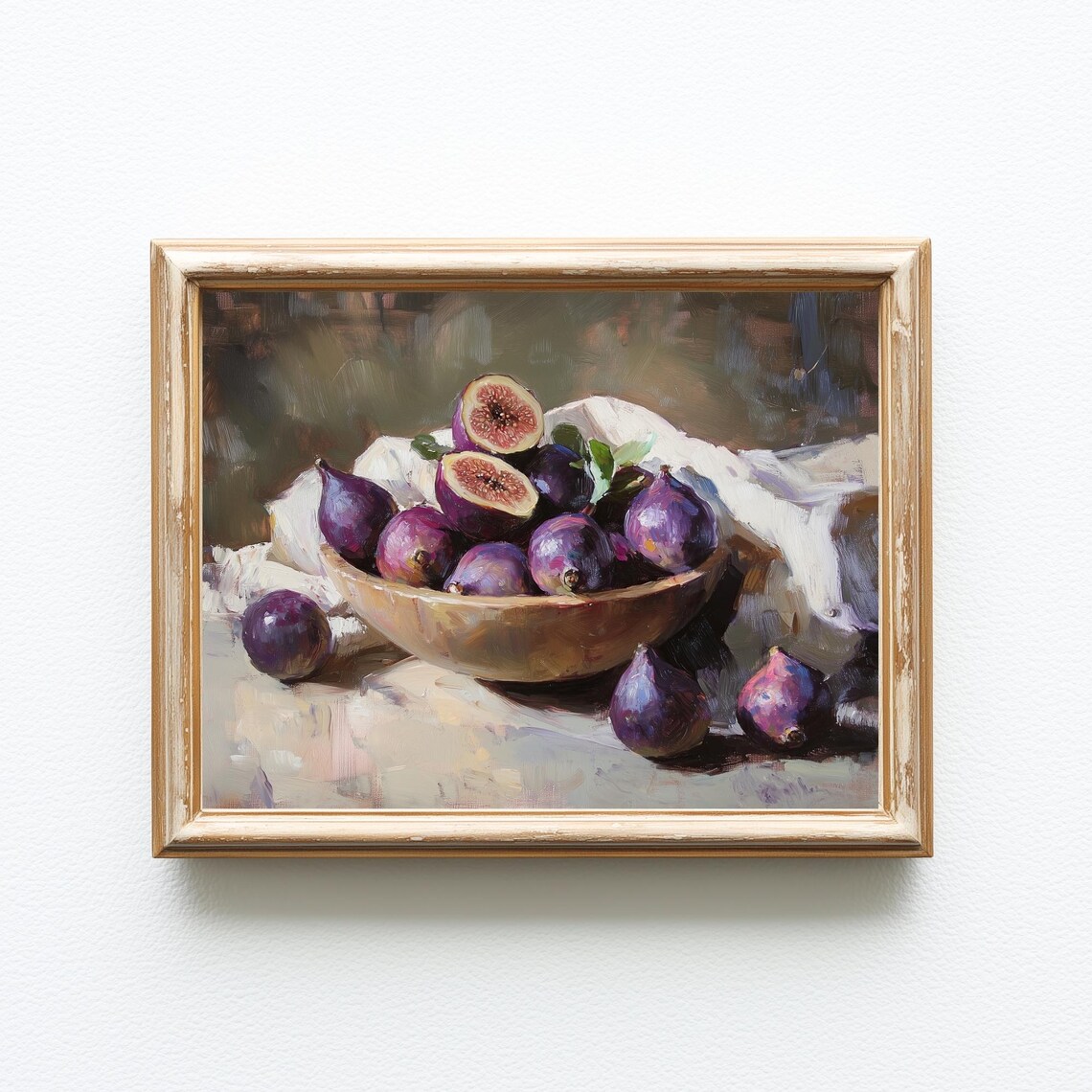 Vintage Fig Print, French Country Kitchen Art Print