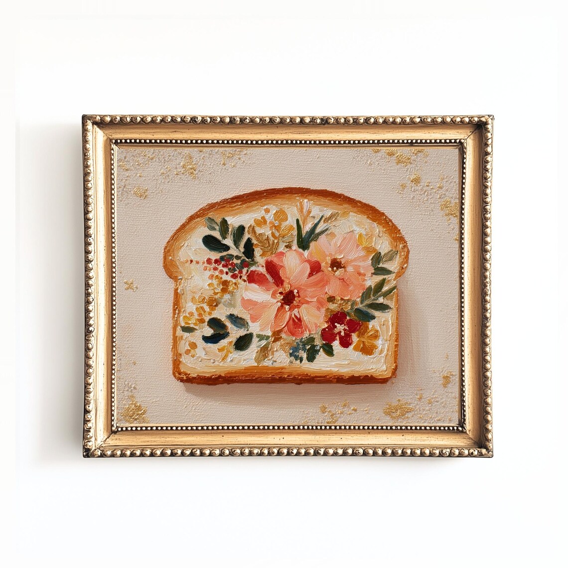 Jam Toast Kitchen Whimsical Breakfast Art Print