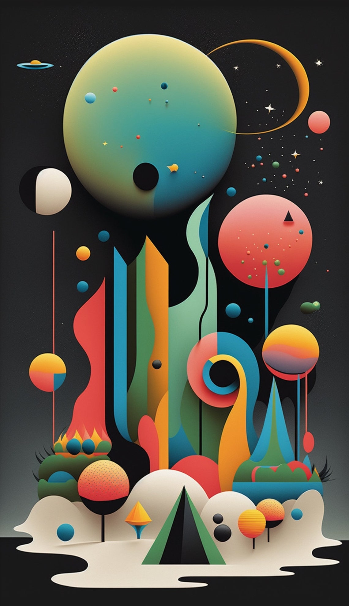 Joan Miro Iso Original Custom Painting