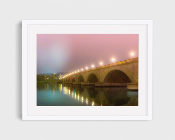Washington DC Photography, Memorial Bridge At Sunset