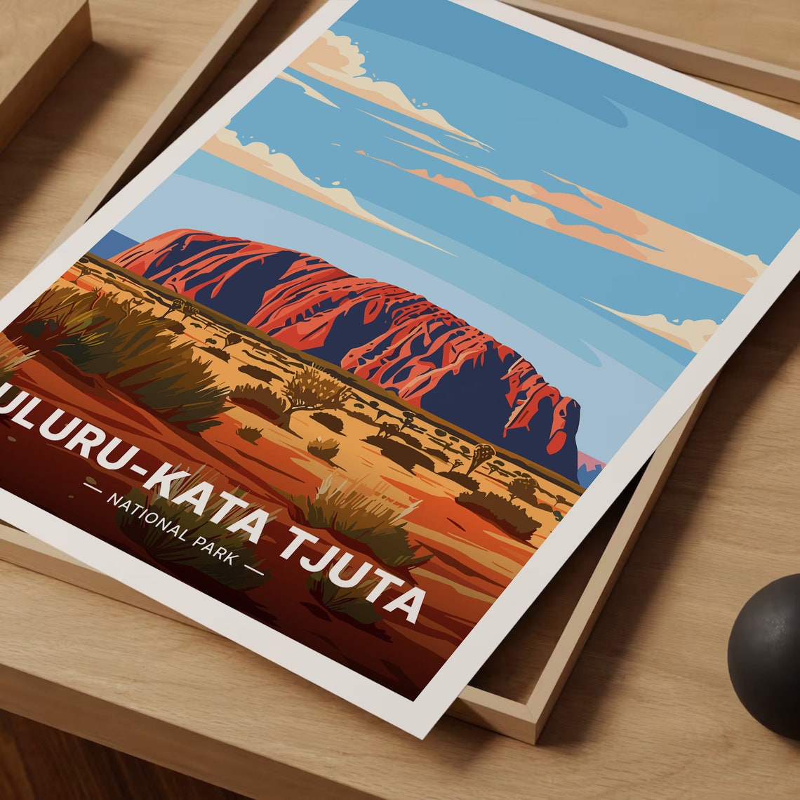 Uluru Kata Tjuta National Park Red Monolith Desert Outback Poster - Image 3
