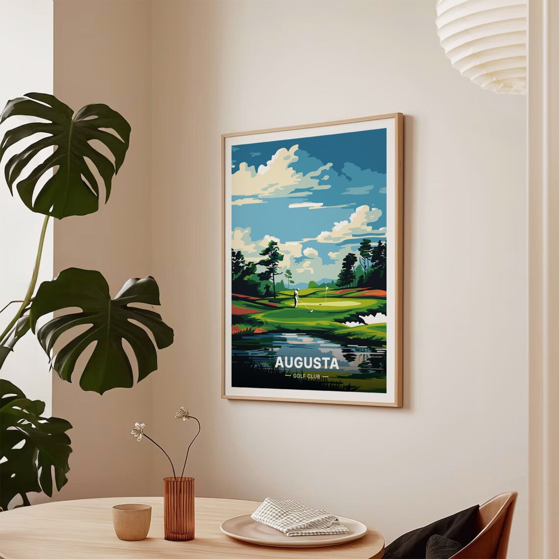 Augusta Golf Course Poster Travel Wall Art Golf Lover Home Decor Unique Gift For Golf Enthusiasts C20 1901 - Image 2