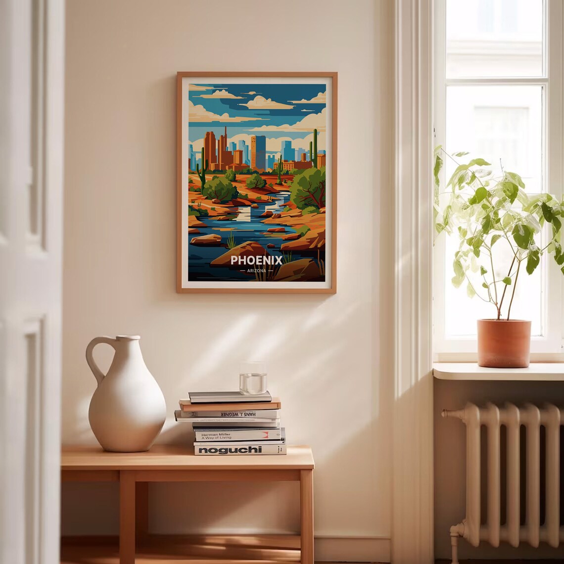 Phoenix Travel Poster, Arizona Desert Landscape - Image 4
