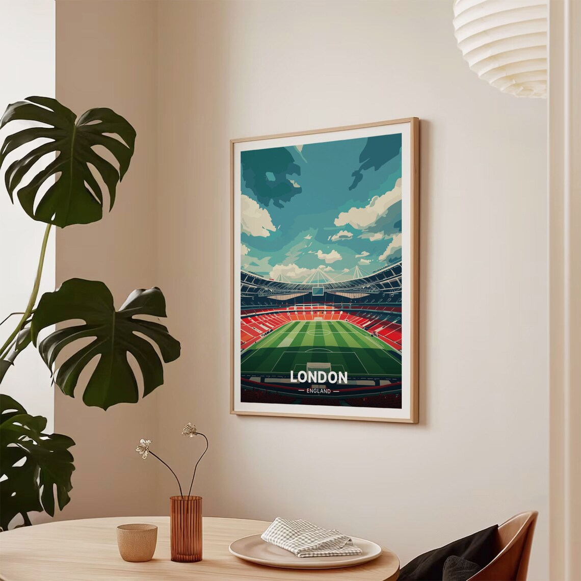 Emirates Stadium London England Travel Poster - Image 2