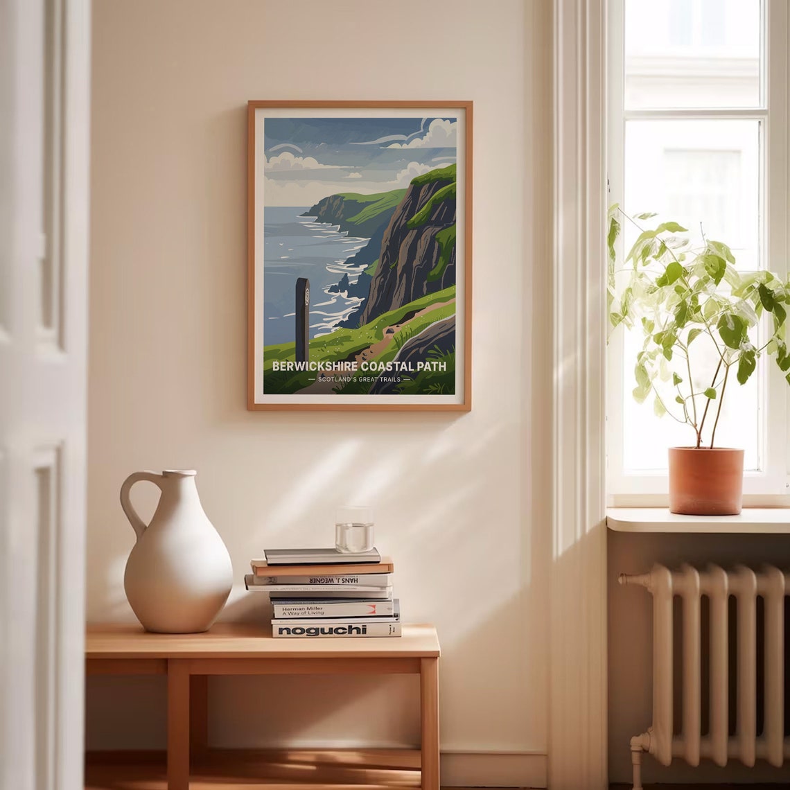 Berwickshire Coastal Path Scotland Cliffs Vintage Travel Poster - Image 4