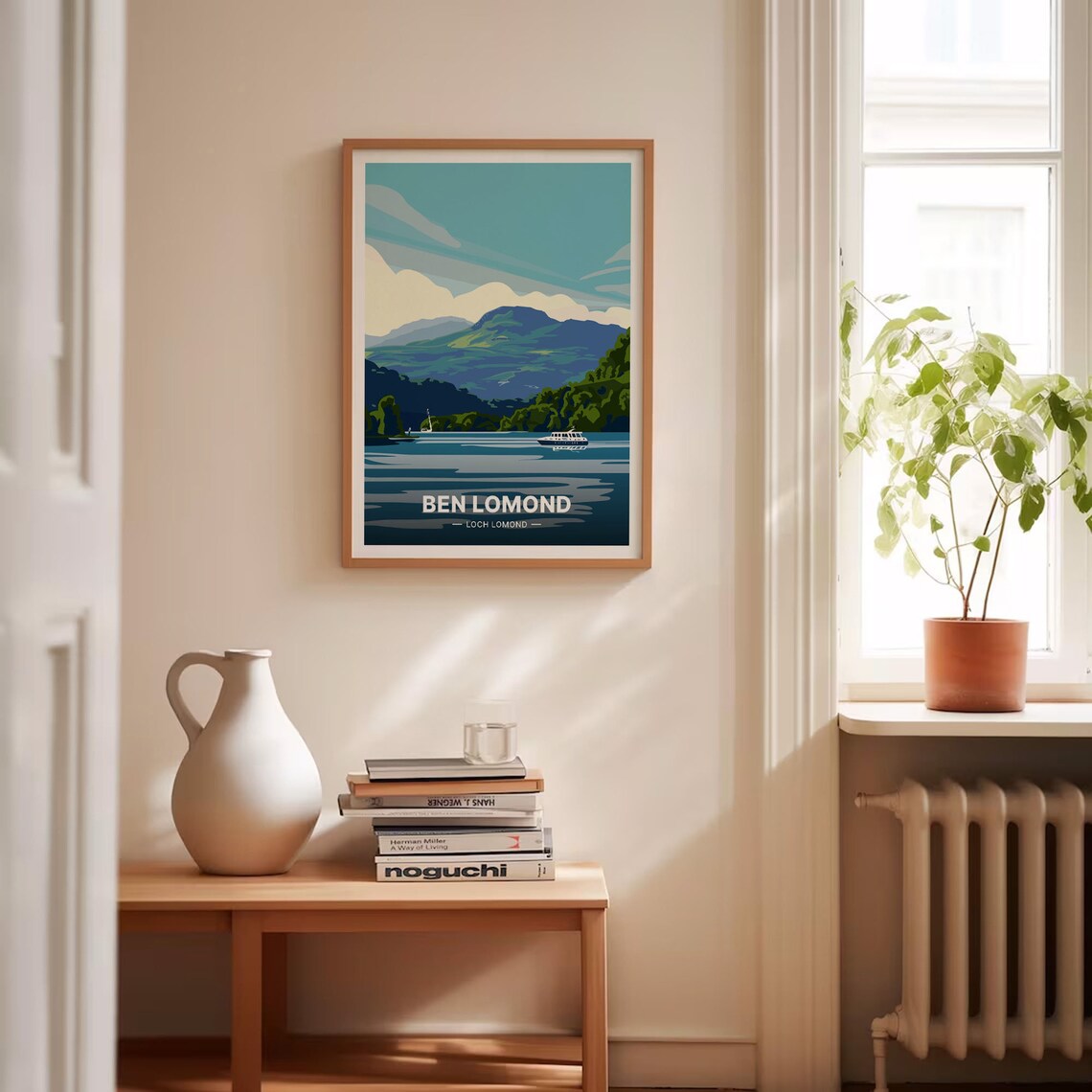 Ben Lomond Loch Lomond Scotland Mountain Lake Vintage Travel Poster - Image 4