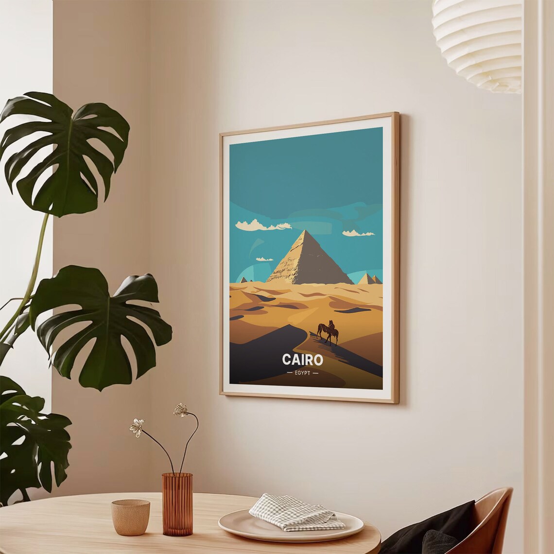 Cairo Travel Poster, Egypt Wall Art Print - Image 2
