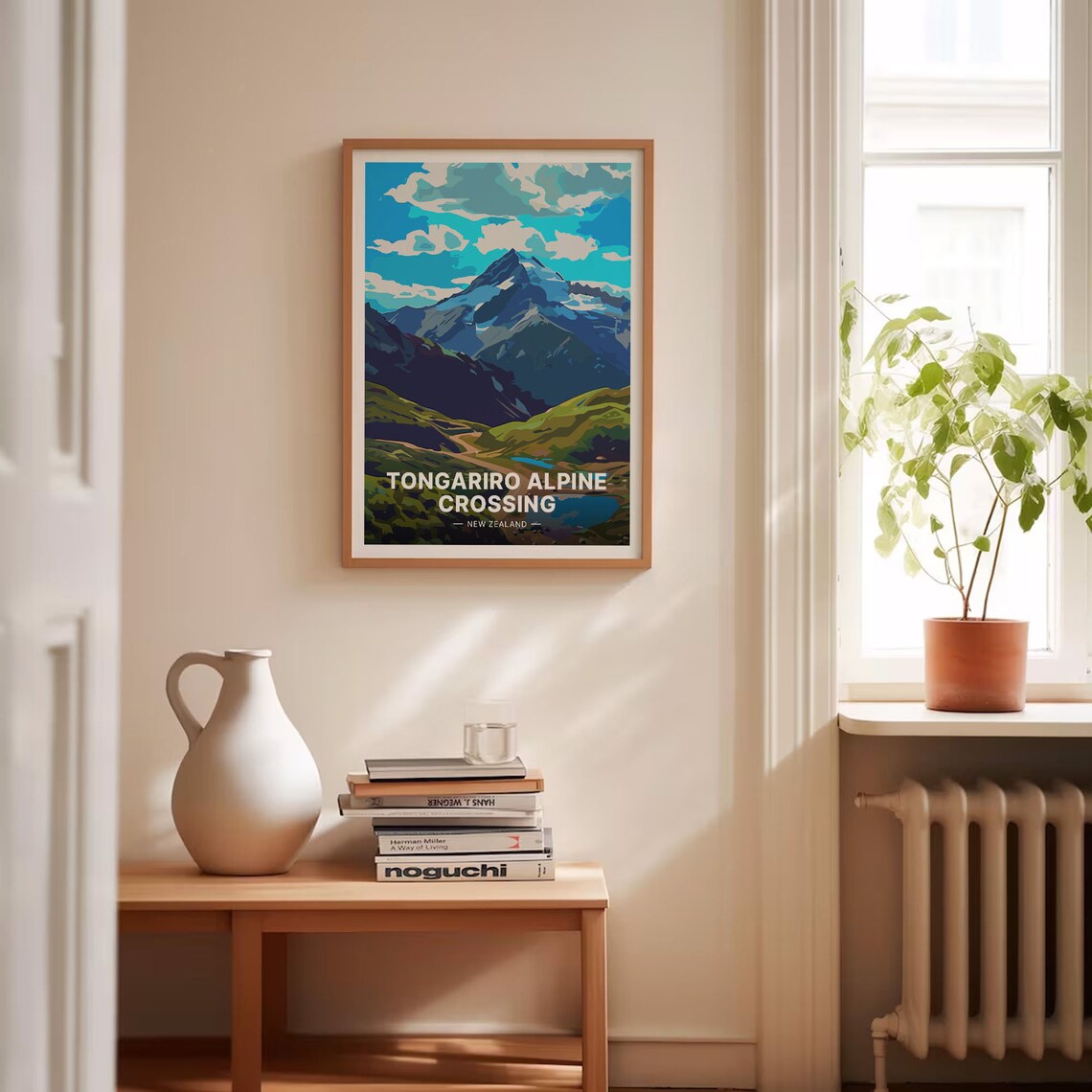 Tongariro Alpine Crossing Travel Poster, New Zealand - Image 4