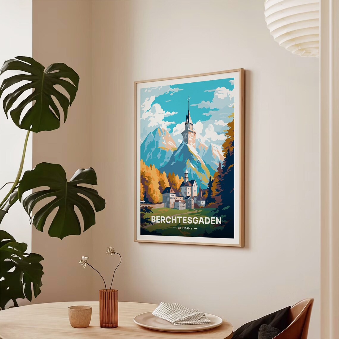 Germany Berchtesgaden Travel Poster, Scenic Landscape - Image 2