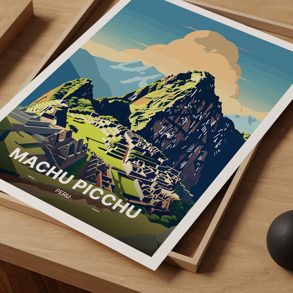 Machu Picchu Poster Peru Travel Wall Art South America Adventure Decor Cusco Landscape Print C20 66 - Image 3
