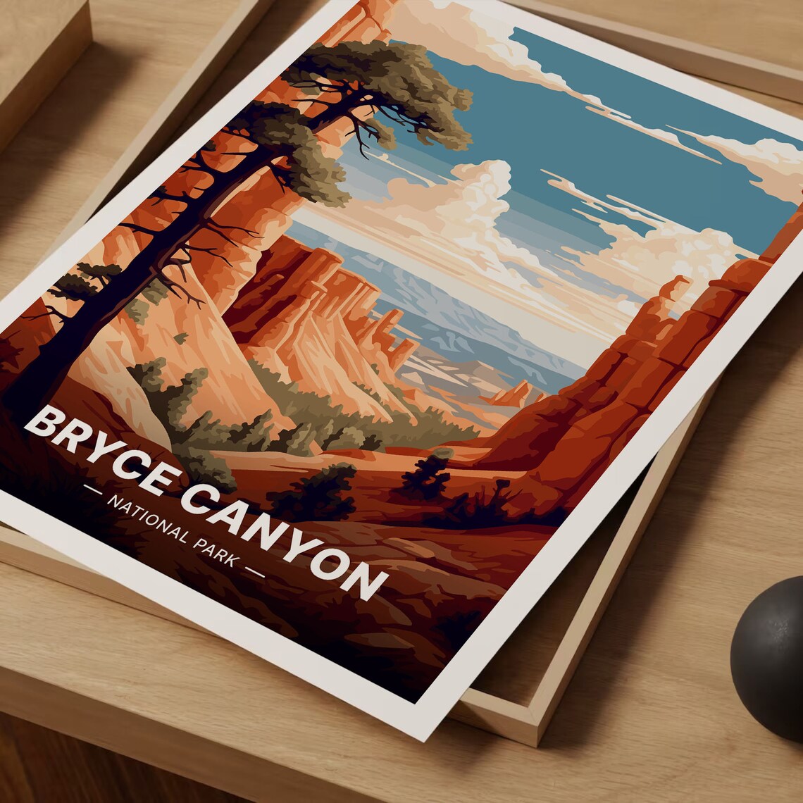 Bryce Canyon Travel Poster, Scenic National Park Art - Image 3