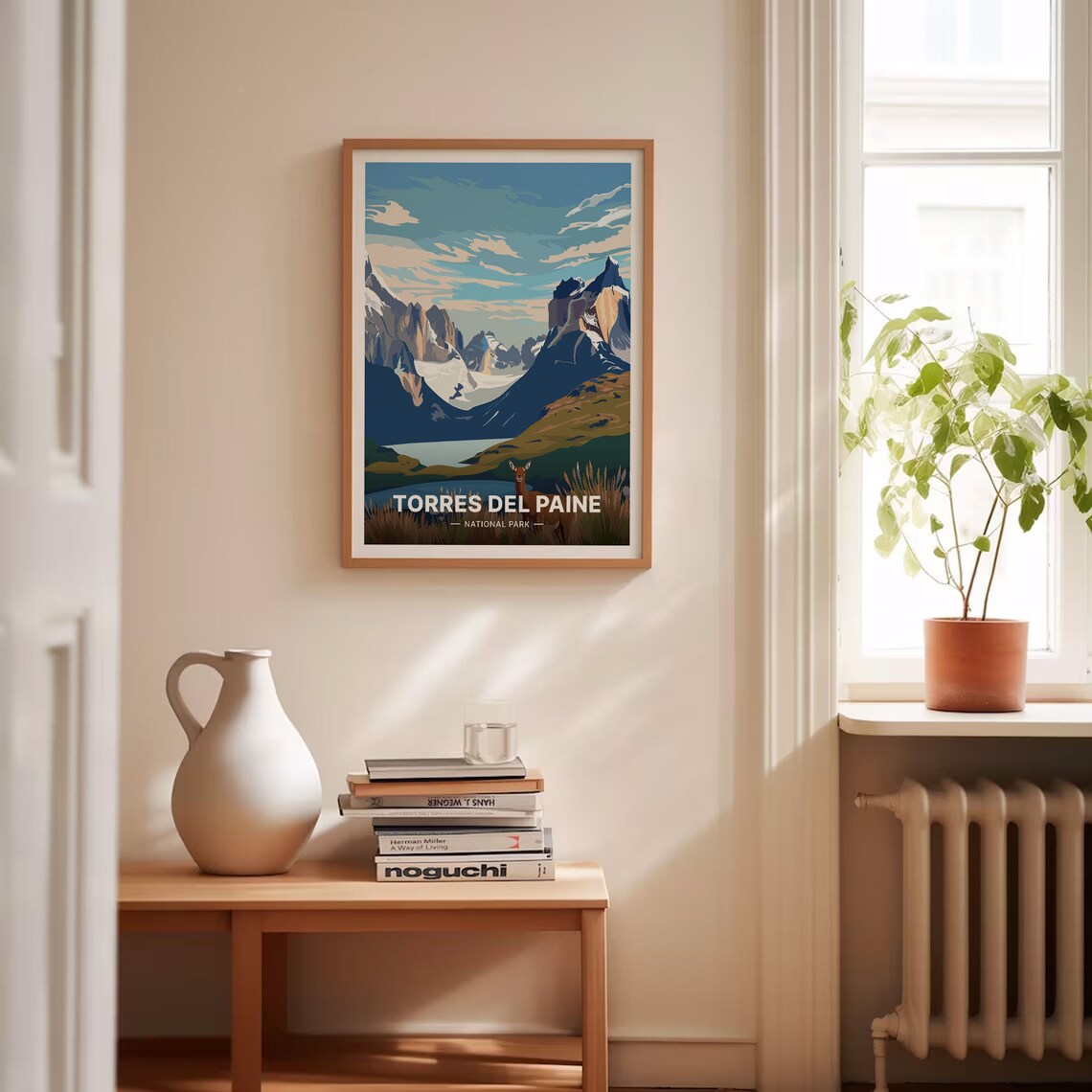 Torres Del Paine Chile Travel Poster, Patagonia Landscape - Image 4