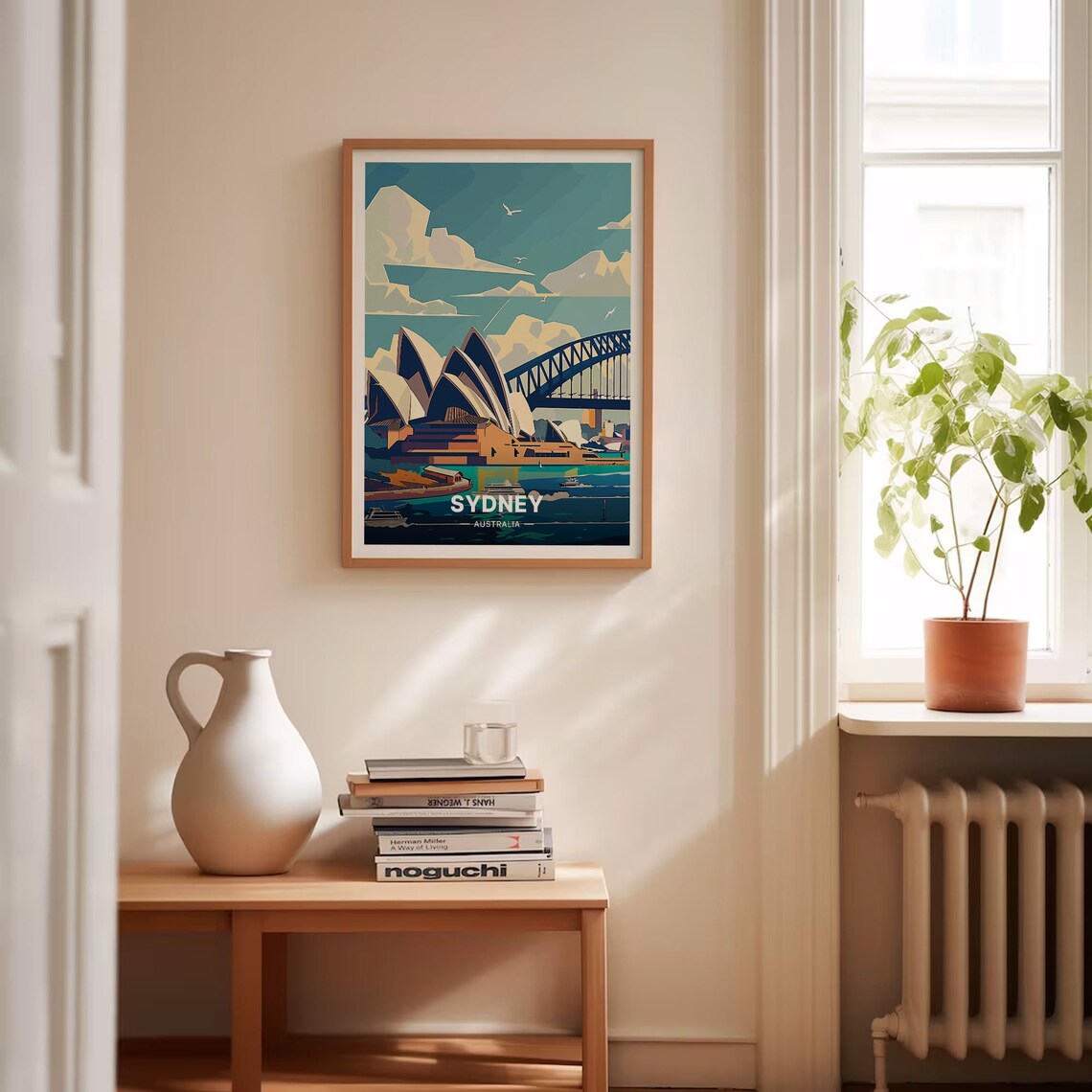 Sydney Skyline Travel Poster, Australia Cityscape - Image 4