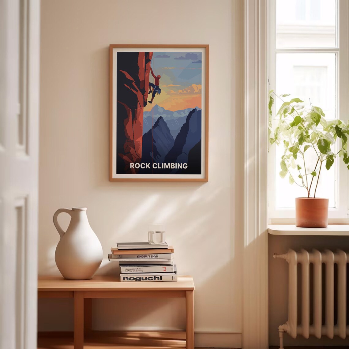 Rock Climbing Travel Poster, Mountain Scenery - Image 4
