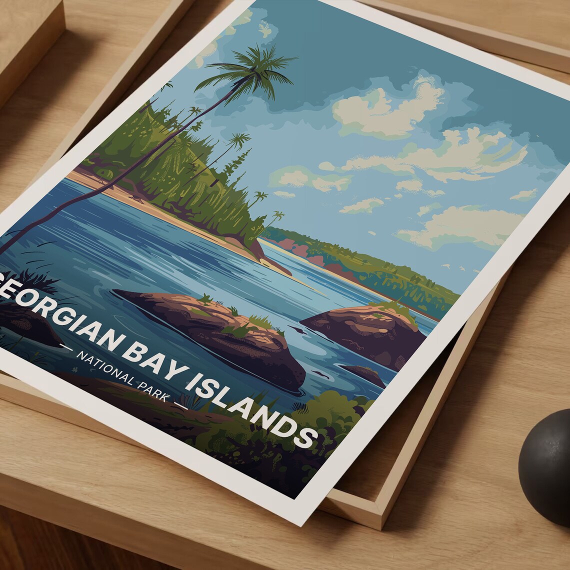 Georgian Bay Islands National Park Ontario Lake Scene Poster - Image 3