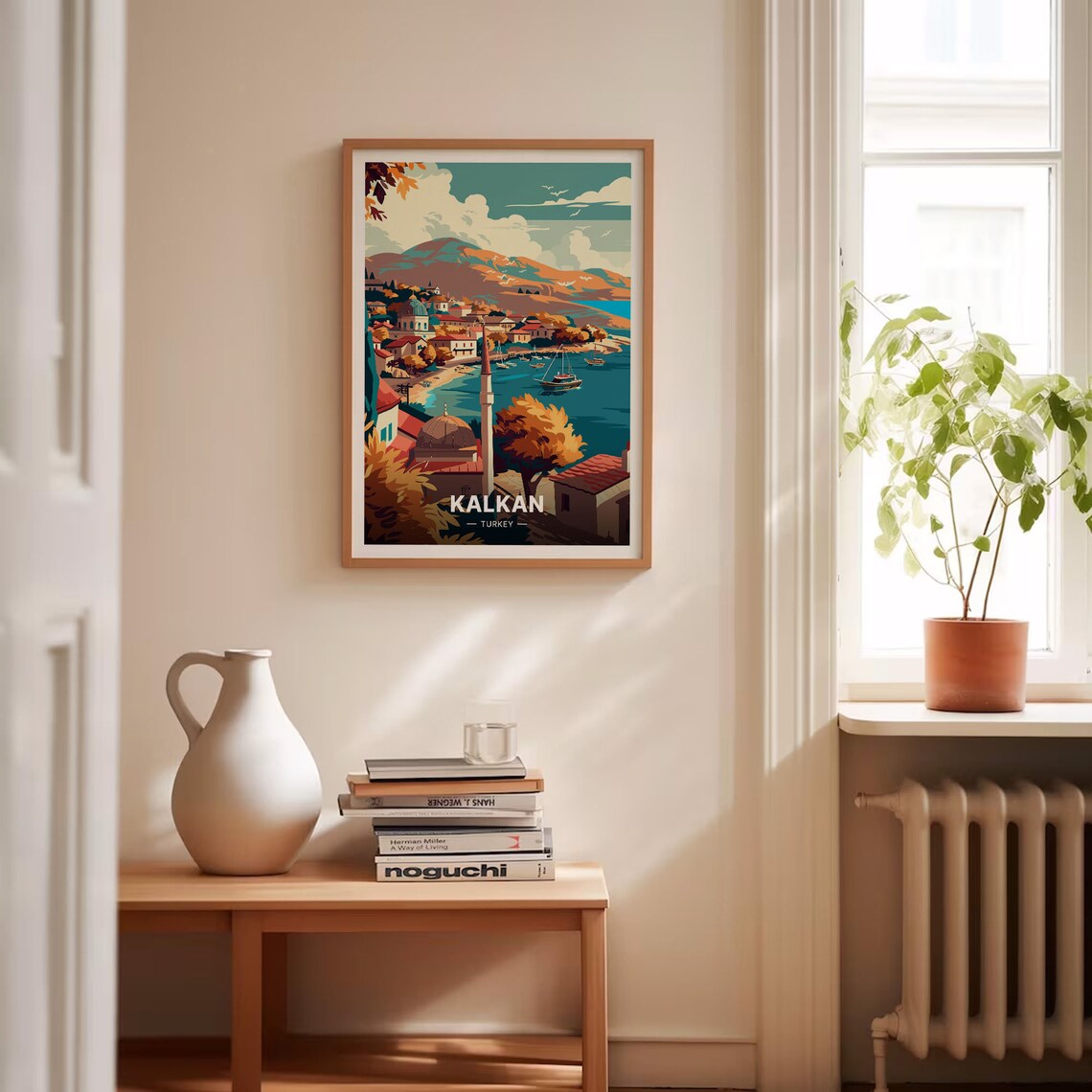 Kalkan City Poster, Turkey Travel Poster - Image 4