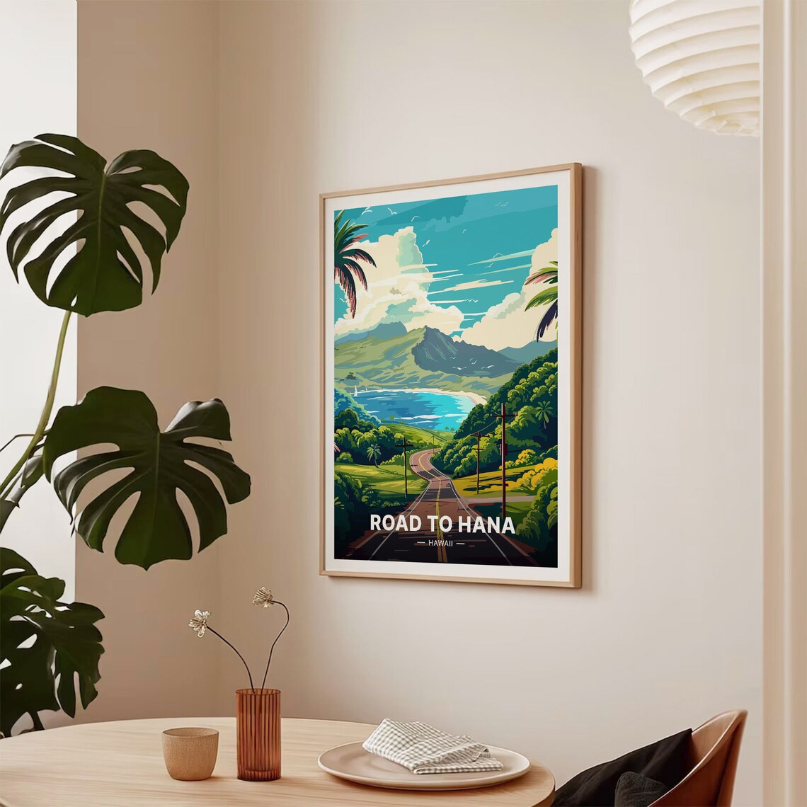 Hawaii Road To Hana Travel Poster, Scenic Home Decor - Image 2