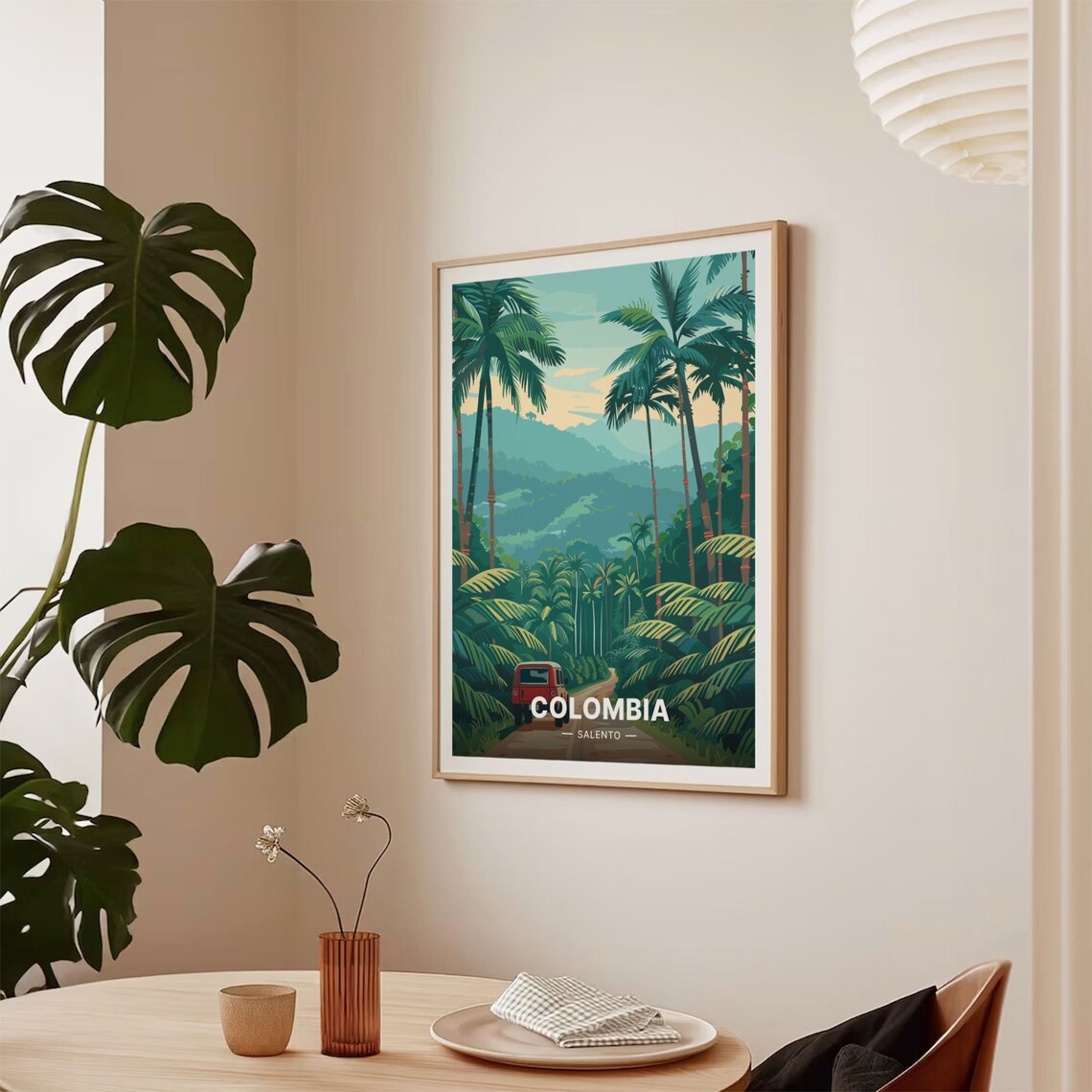 Valle De Cocora Salento Colombia Travel Poster - Image 2