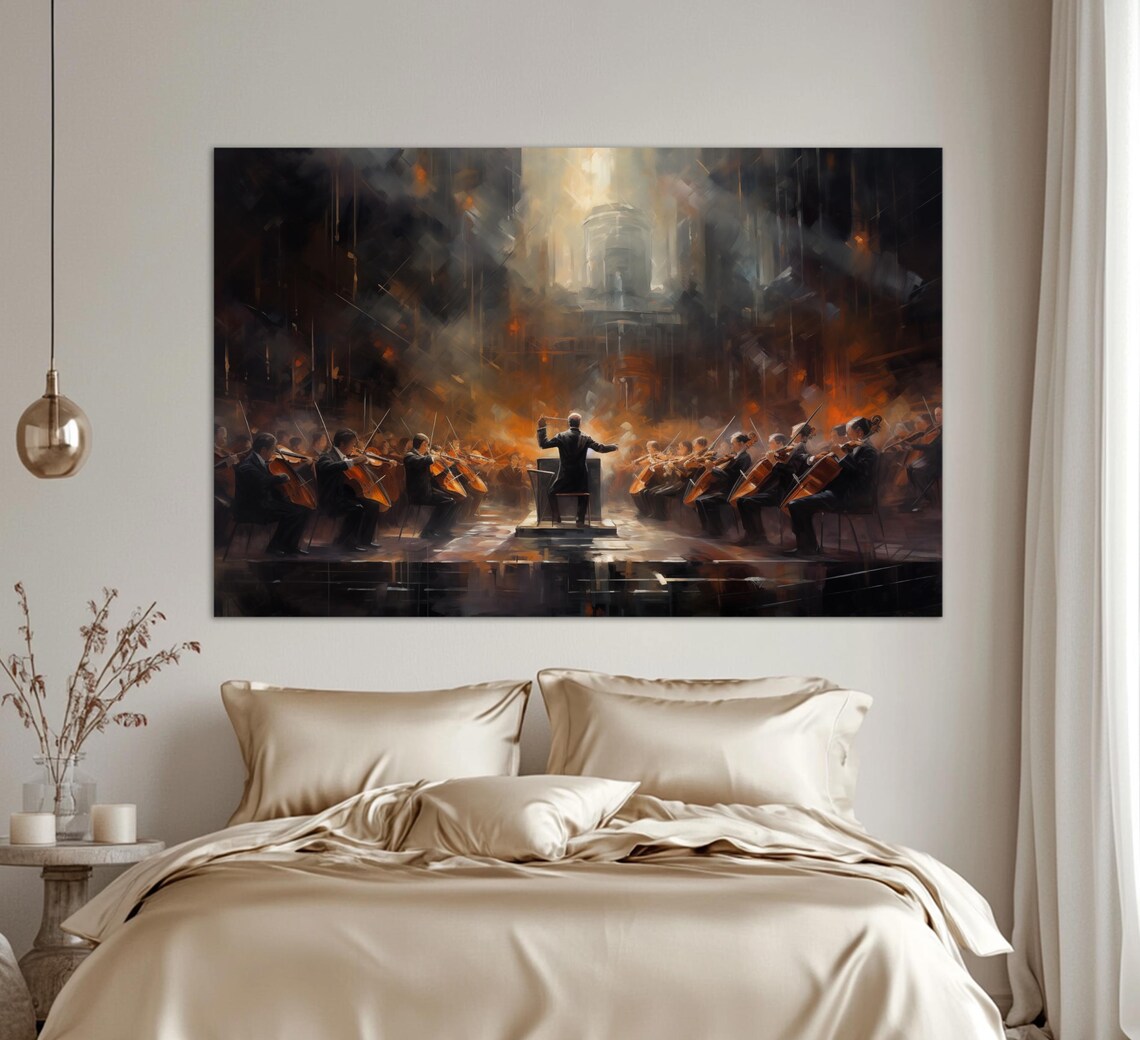 Symphony Orchestra Painting, Music Wall Art - Image 3