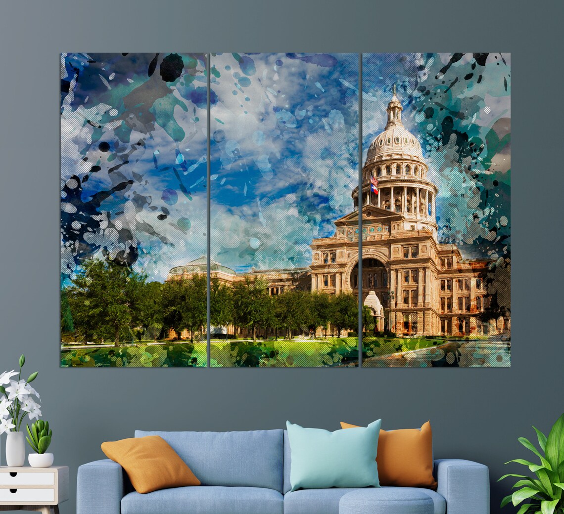 Texas State Capitol, Austin Art Print - Image 3