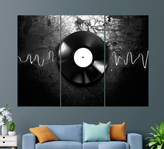 Vinyl Record Music Wall Art Print, Music Lover Gift