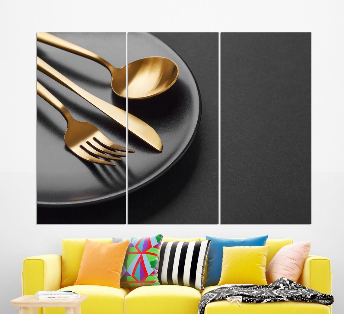 Cutlery Print, Kitchen Wall Decor - Image 2