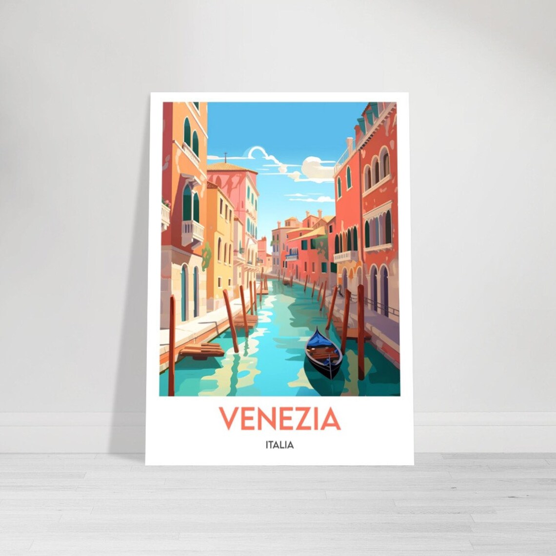 Venice Italy Minimalist Travel Poster, Travel Poster - Image 2